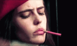 Eva Green Smoking GIF
