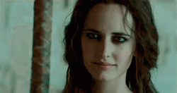 Eva Green Trying Not To Laugh GIF