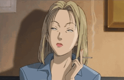 Eva Heinemann Animated Smoke GIF