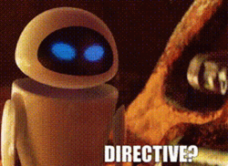 Eve Asking Wall E About Directive GIF
