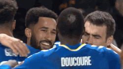 Everton Fc EVE Players Laughing Together GIF