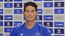 Everton Fc James Rodriguez Fist Pump GIF