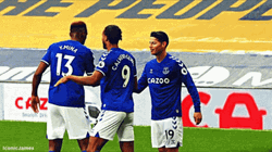 Everton Fc James Rodriguez Yerry Mina GIF