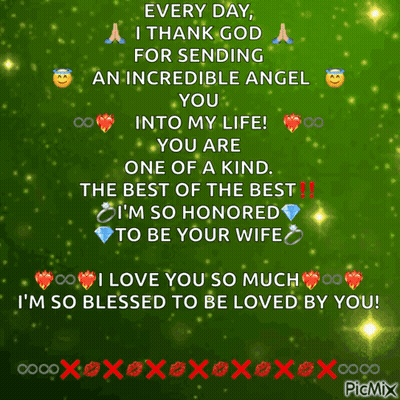 Every Day I Thank God For Sending An Angel GIF