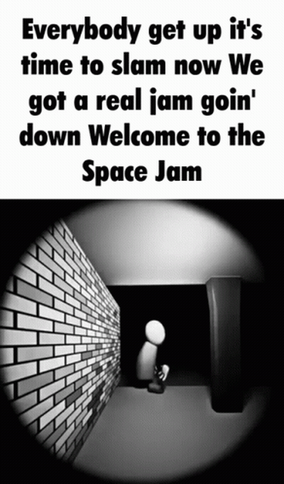 Everybody Get Up It's Time To Slam Space Jam GIF