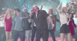 Everyone Clubbing With Some Asteroids GIF