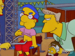 Everything Coming Up Milhouse Fat Stomach GIF