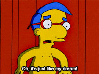 Everything Coming Up Milhouse Naked And Afraid GIF
