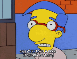 Everything Coming Up Milhouse Talking GIF