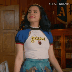 Evie Descendants Excited Yay Smile GIF