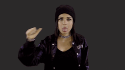  Eviewhy Tongue Out Thumbs Down GIF
