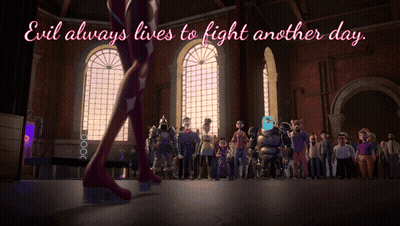 Evil Always Lives To Fight Another Day Poster GIF