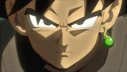 Evil Black Goku Different Transitions GIF