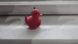 Evil Duck Spinning  GIF