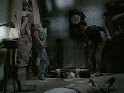 Evil Eye Gag Girl Horror GIF