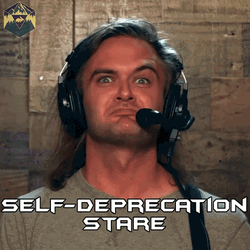 Evil Eye Self-Deprecation Stare GIF