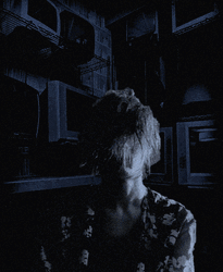 Evil Eye TV Boy Surreal Art GIF