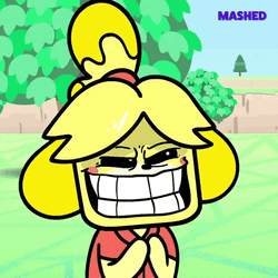 Evil Smile Animal Crossing GIF