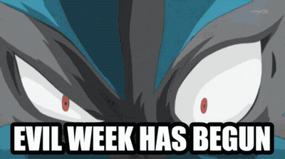 Evil Week Has Begun Cartoon Character GIF