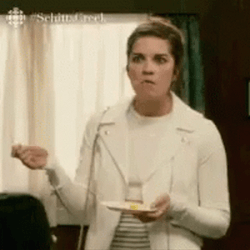 Ew David Alexis Rose Eating GIF
