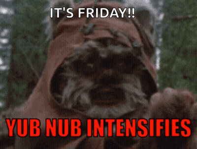 Ewok From Star Wars Saying Its Friday GIF