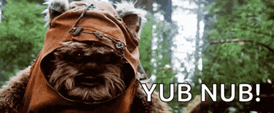 Ewok From Star Wars Yub Nub GIF