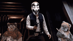 Ewok On Guard GIF