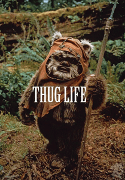 Ewok Thug Life GIF