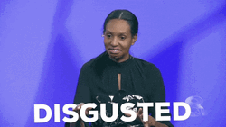 Ewwww Disgusted Black Lady Cringe Face GIF