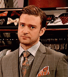 Exasperated Justin Timberlake Stare GIF