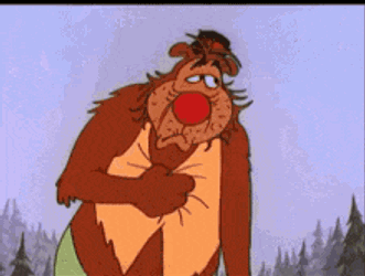 Exausto Urso Mendigando GIF