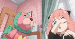 Excited Anya Forger Salute GIF