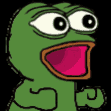 Excited Baby Pepe The Frog