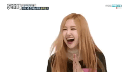 Excited Blackpink Rose  GIF