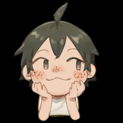 #Excited Chibi Anime Boy Wide Smile GIF