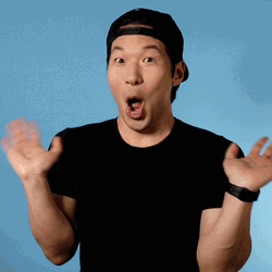 Excited Chinese Man Jazz Hands GIF