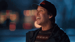 Excited Clark Griswold