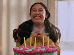 Excited Girl It's My Birthday GIF