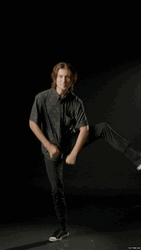 Excited Guy Mimics Pennywise Dancing GIF