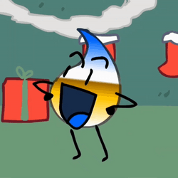 Excited Laughing Gradient Droplet GIF
