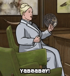 Excited Pam Poovey Archer Yaay GIF