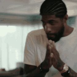 Excited Paul George GIF