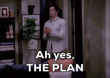Excited Plan Harry Connick Jr Will And Grace GIF