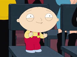 Excited Stewie Griffin Applauding GIF