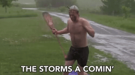 Excited Tornado Wrangler Celebrating GIF