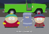 Excited Towelie Stomping Feet With Eric GIF