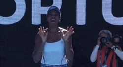 Excited Venus Williams GIF