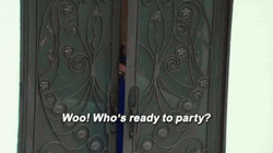 Excited Woman Who Is Ready To Party GIF