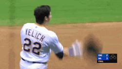 Excited Yelich Screams Go GIF