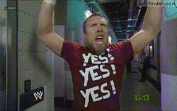 Excited Yes Bryan Danielson GIF